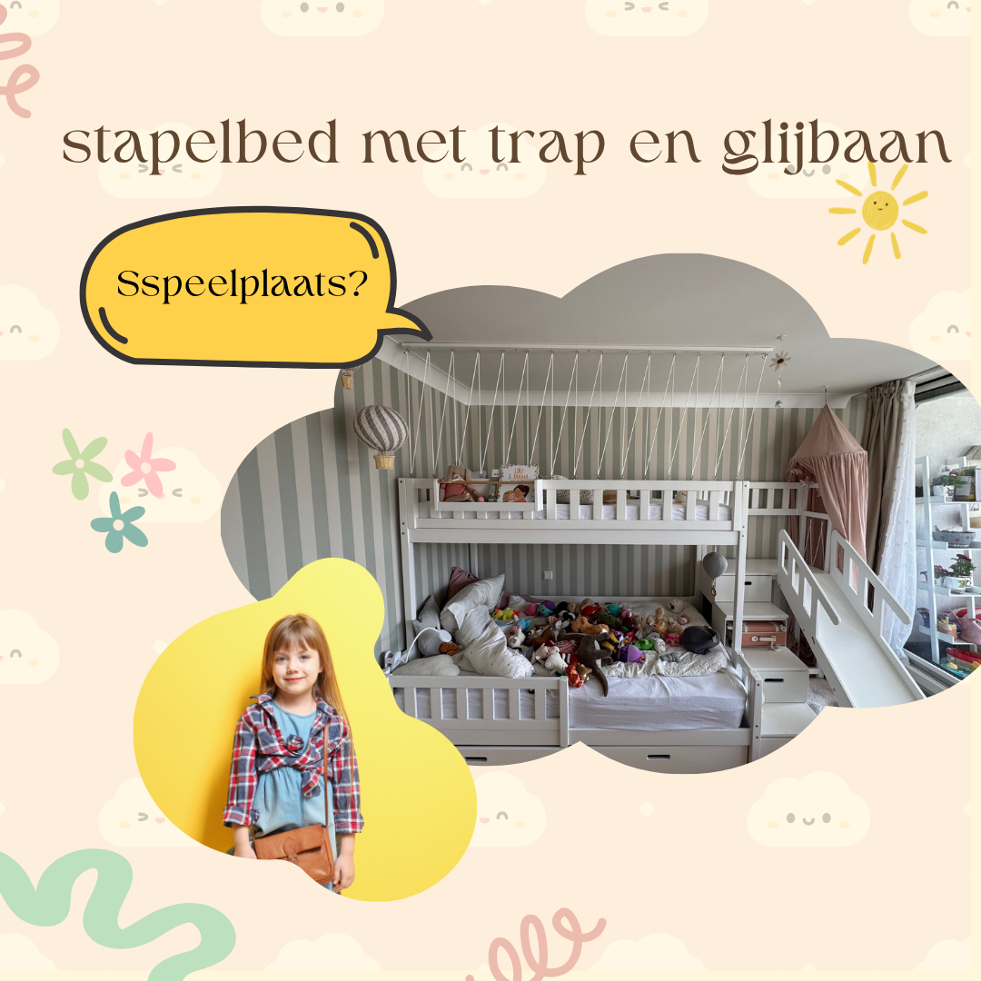 Stapelbed met trap en glijbaan – is het een goede keuze voor je kind?